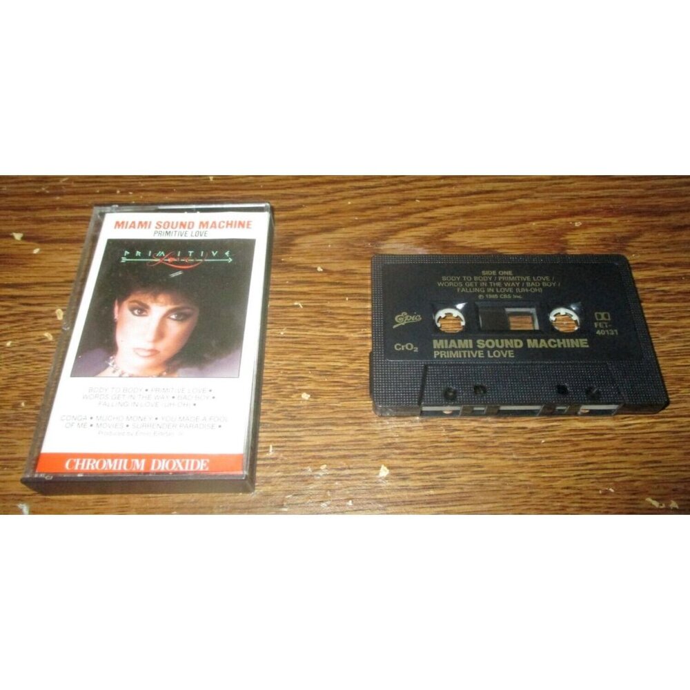 Miami Sound Machine - Primitive Love on cassette (CBS Records, Canada, 1985)